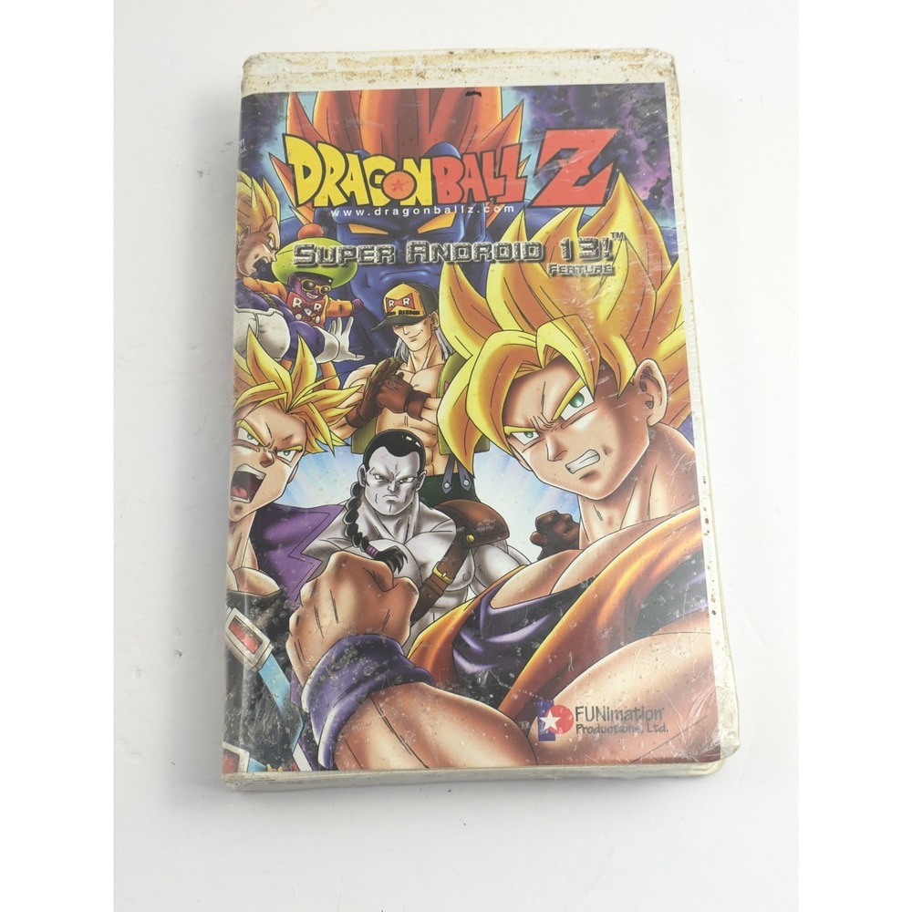 Dragon Ball Z Super Android 13 VHS,‎ New Sealed Clamshell DBZ Goku Vegeta Anime